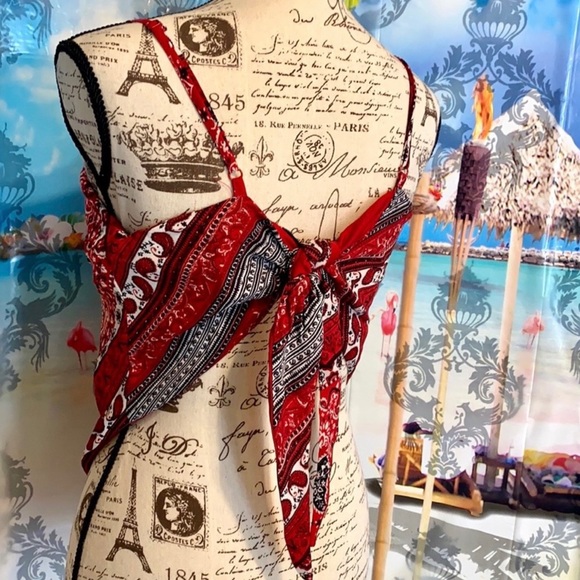 ๐ NWT! Cute Red Bandana Tank! - Picture 6 of 9